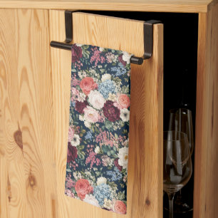 Abundant Upscale Flower Market Bouquet Kitchen Towel