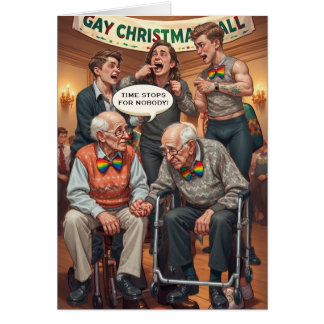 Abus d'Aînés homosexuels : Carte de Noël LGBTQIA+