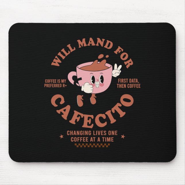 Aby Applied Behaviour Analyst Coffee Will Mand For Mouse Pad (Front)