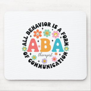 Aby Therapist Behaviour Analyst Autism Therapy Rbt Mouse Pad