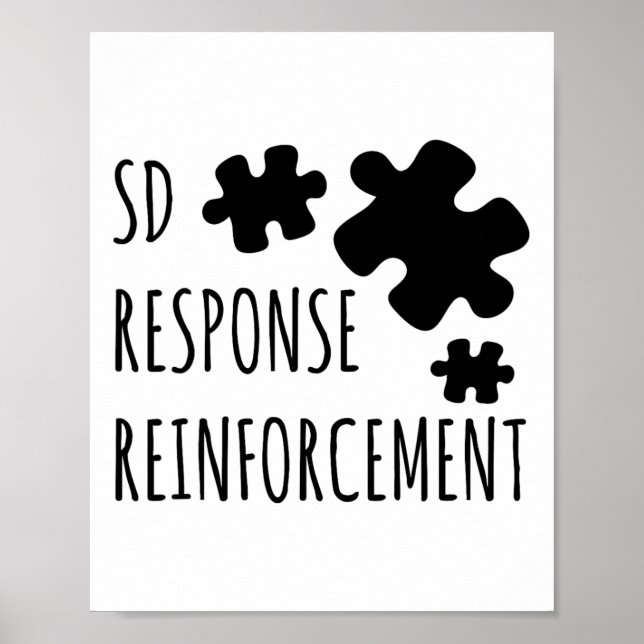 Aby Therapist Sd Reinforcement Response Behaviour  Poster (Front)