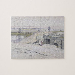 Abydus, 1pm, 12th January 1867 (ink and watercolou Jigsaw Puzzle