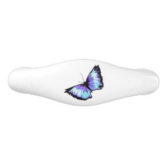 "Abyss" (Blue Butterfly) Ceramic Drawer Pull