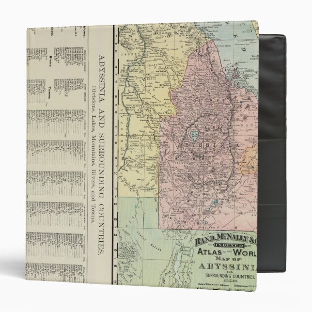 Abyssinia and Surrounding Countries Binder (Front/Inside)