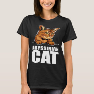 Abyssinian Abyssinian cat Abyssinian mom 7 T-Shirt