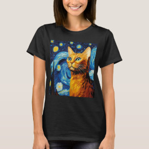 Abyssinian Cat Lover Design for Cat Mom and Dad T-Shirt