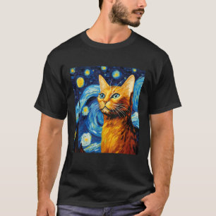 Abyssinian Cat Lover for Cat Mom and Dad T-Shirt