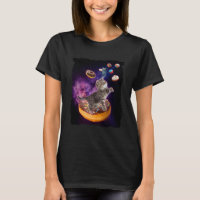 Abyssinian Cat Space Donuts  Kitty in Space Kid