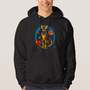 Abyssinian Cat Universe Science Hoodie