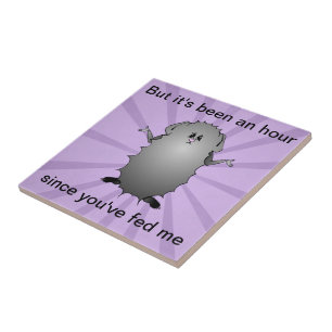 Abyssinian Guinea Pig Comic Tile