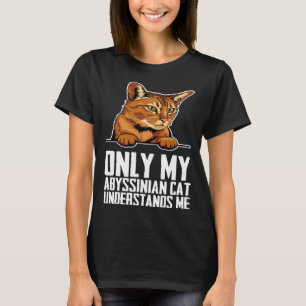 Abyssinian kitten Abyssinian mom Abyssinian dad T-Shirt