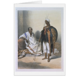 Abyssinian Priest and Warrior, illustration from '