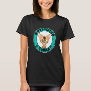 Abyssinian Squad I Cat I Abyssinian Cat T-Shirt
