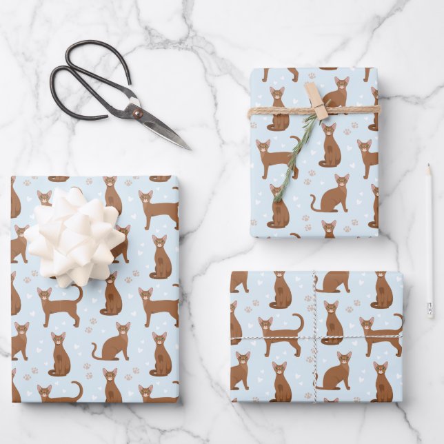 Abyssinian Wrapping Paper Sheets (Front)