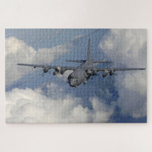 AC-130 Spectre Spooky Stinger II Ghostrider Gunshi Jigsaw Puzzle