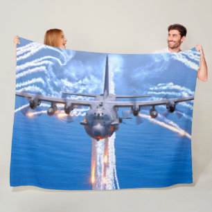AC-130H SPECTRE FLEECE BLANKET