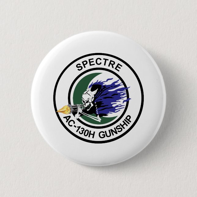 AC-130H Spectre Gunship.PNG 2 Inch Round Button (Front)