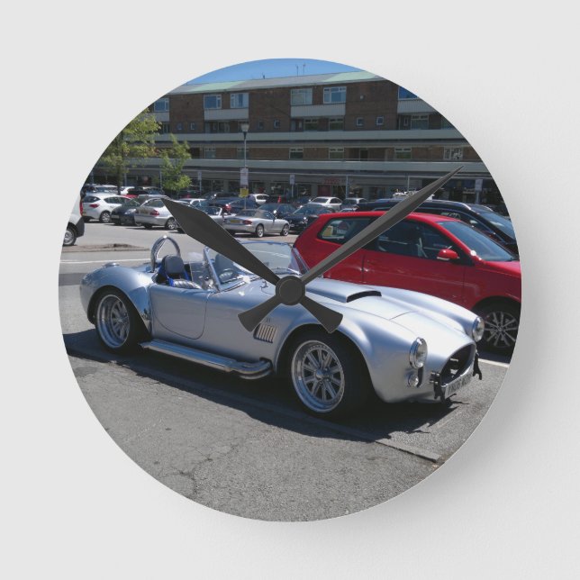 AC Cobra Replica Round Clock (Front)