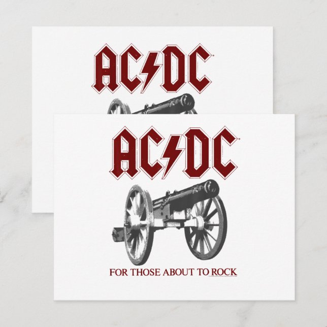 AC_DC - Canones Invitation (Front/Back)