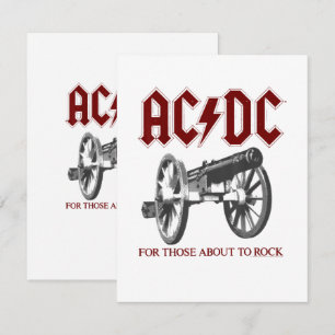 AC_DC - Canones Thank You Card