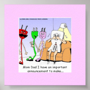 AC/DC Wiring Funny Relationship Gifts (Gay/Lesbian Poster