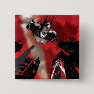 AC Poster - Batman flying 2 Inch Square Button