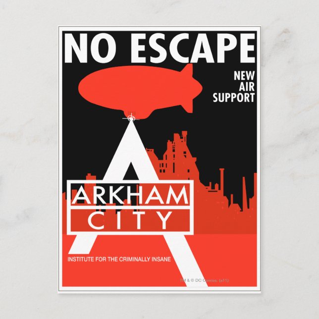 AC Propaganda - No Escape - New Air Support Postcard (Front)