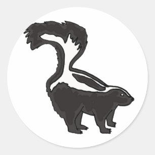 AC- Stickers Skunk amusants