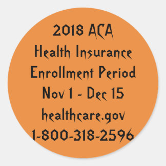 ACA Enrolment Stickers – Halloween Horror