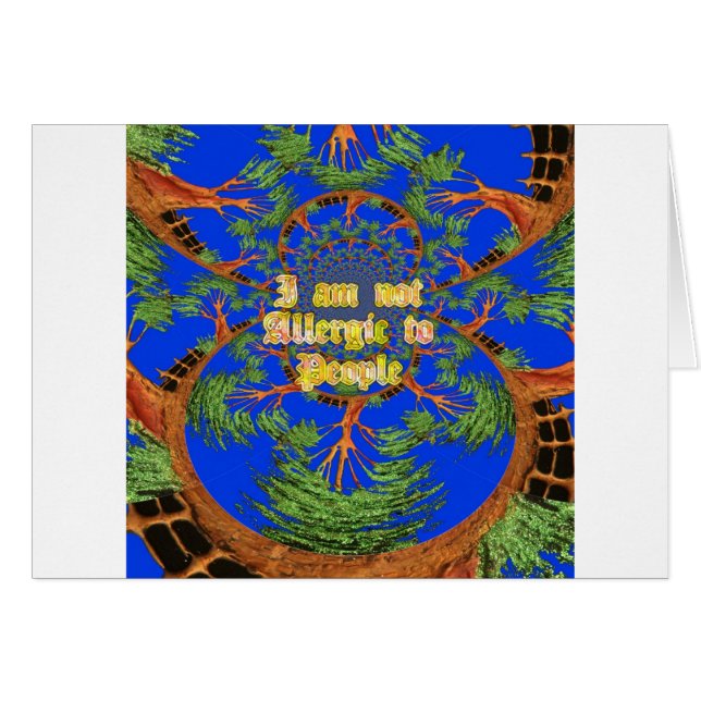 Acacia Alchemy: I Am Not Allergic to People Art  (Front Horizontal)