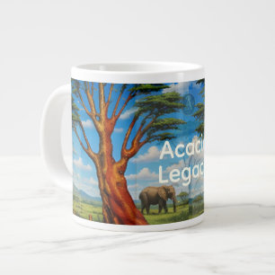 Acacia Legacy™ Blue Savannah Museum-Quality Cera Large Coffee Mug