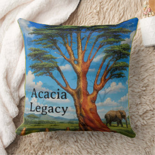 Acacia Legacy™ Blue Sky Collector Mara Safari Ke Throw Pillow