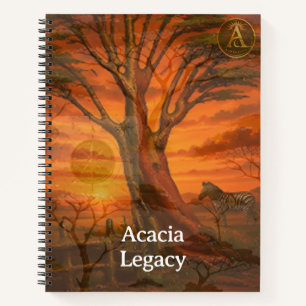 Acacia Legacy™: Sunset Legacy   African Horizons Notebook