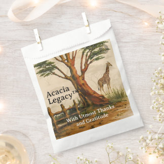 Acacia Legacy™: Thanks You | Personalized African Favour Bag