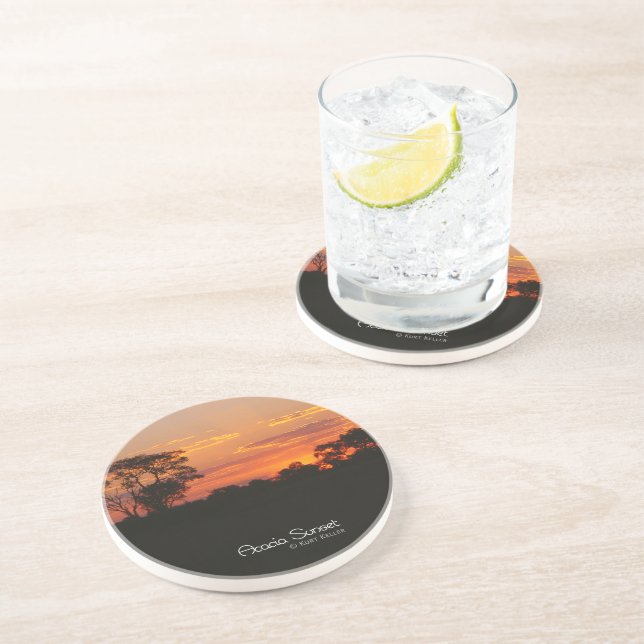 Acacia Sunset Coaster (Side)