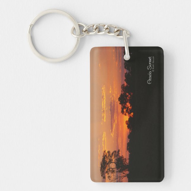 Acacia Sunset Keychain (Front)