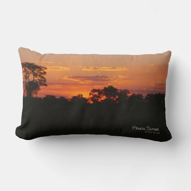 Acacia Sunset Lumbar Pillow (Front)