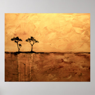 Acacia Tree 16 x 20 by Ben Walker Poster
