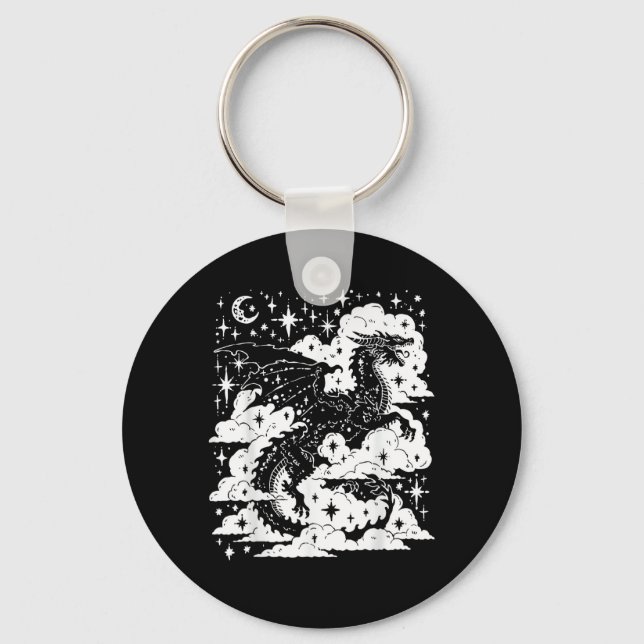 Academia Fantasy  Book Lover Bookish Goblincore Keychain (Front)