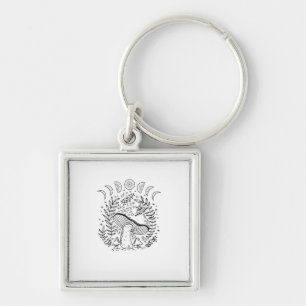 Academia Goblincore Cottagecore Aesthetic Witchy M Keychain