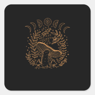Academia Goblincore Cottagecore Aesthetic Witchy M Square Sticker