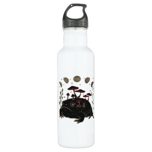 Academia Moon Witchy Goblincore Aesthetic Frog Cla 710 Ml Water Bottle