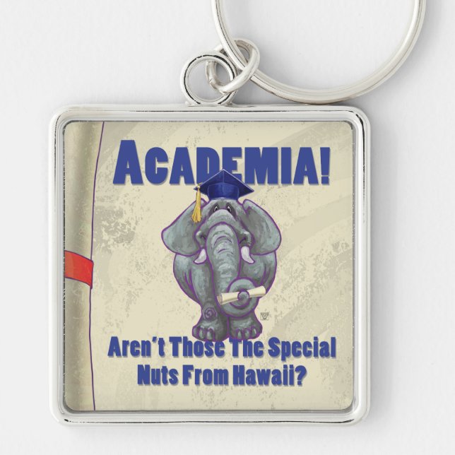 Academia Scroll Keychain (Front)