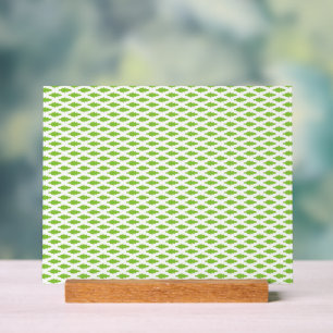 Academic Green Pattern for Success Acrylic Sign