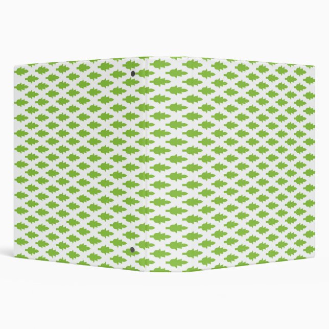 Academic Green Pattern for Success Binder (Background)