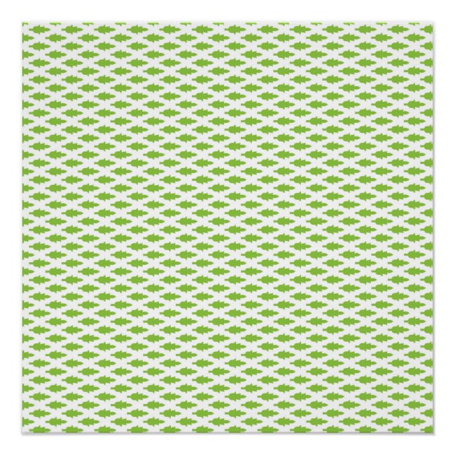 Academic Green Pattern for Success Poster (Front)