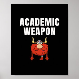 Academic Weapon - Inspirational Oversized Chill  Poster