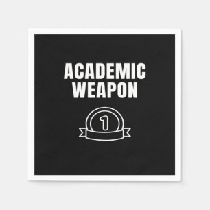 Academic Weapon - Inspirational Oversized Funny Tr Napkin