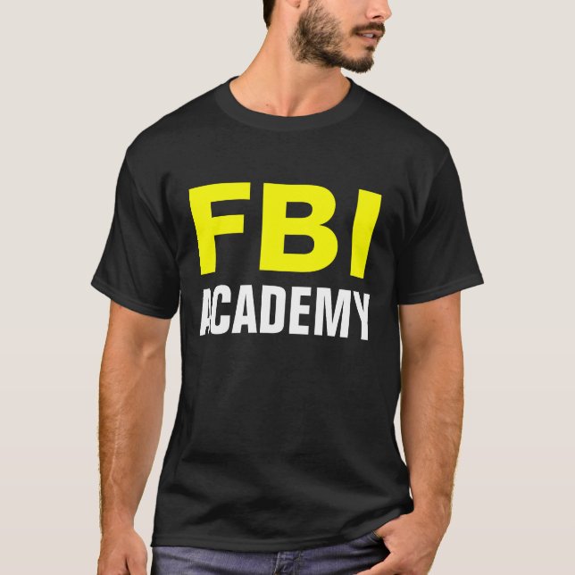 ACADÉMIE de FBI - T-shirt officiel d'académie de (Devant)