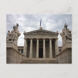 academy athens postcard